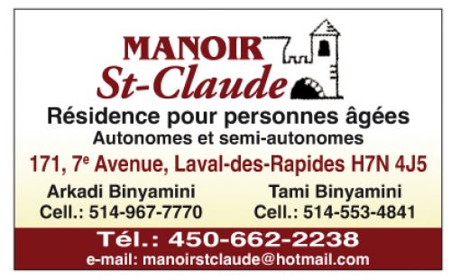 Manoir St-Claude à Laval